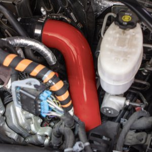 GMC 2500HD Boost Tube Upgrade Kit - Banks Power - Set with Silicone Couplers - Red - `11-`16 GMC 2500HD Boost Tube Upgrade Kit - Banks Power - Set with Silicone Couplers - Red - `11-`16